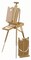 Creative Mark Cezanne Half Box French Travel Easel - All Wood, Oiled Elm, Lightweight 11.25 lbs, Watercolor, Drawing, Plein Air Use, Comfortable Handle, Adjustable Strap